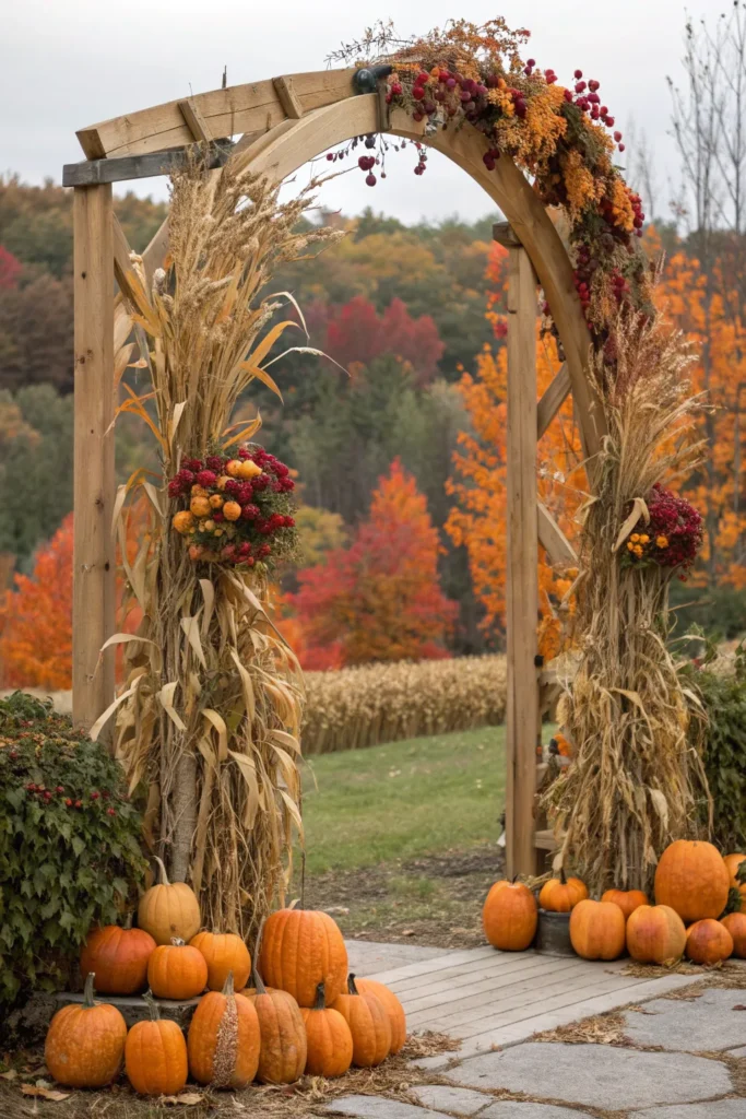 21 harvest themed arches large wooden arch dec