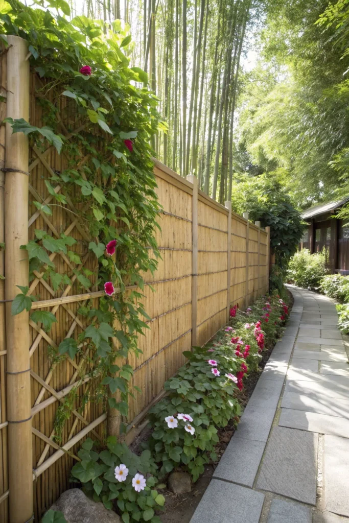 21 lattice green privacy a bamboo lattice fe
