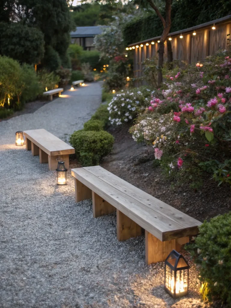 21 low profile wooden benches simple low prof
