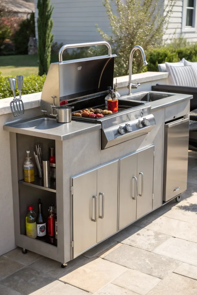 21 newage products outdoor kitchen sink cabinet