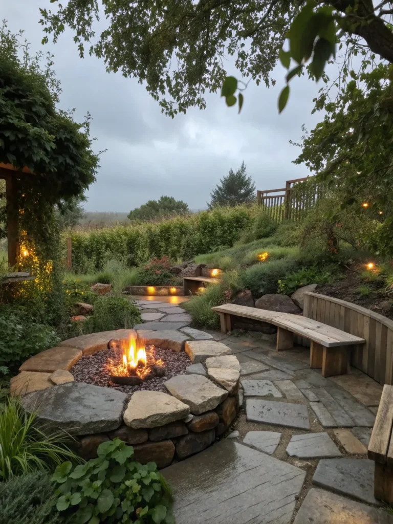 22 garden fire pit area natural fire pit ideas