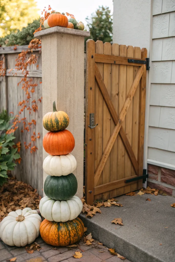 22 pumpkin towers tower of stacked orange whi