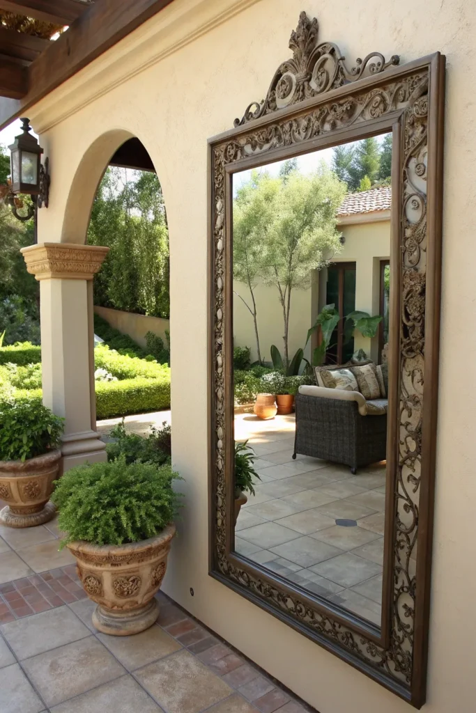 23 outdoor mirror large decorative outdoor mirro