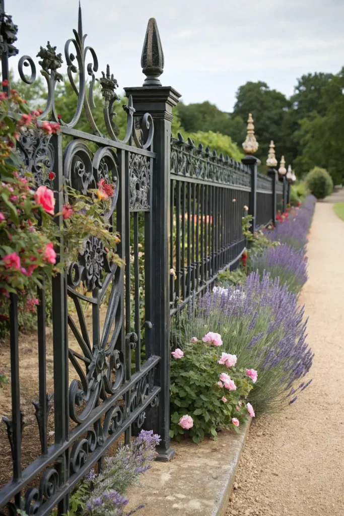 23 victorian black metal fence elegant wrought i