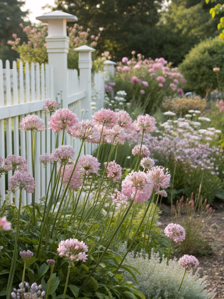 23realistic photo of a romantic cottage garden fil