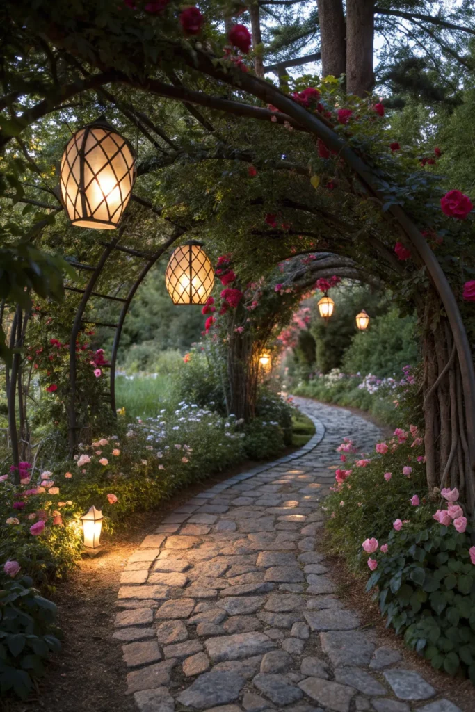 24 fairy tale cobblestone garden a cobblestone p