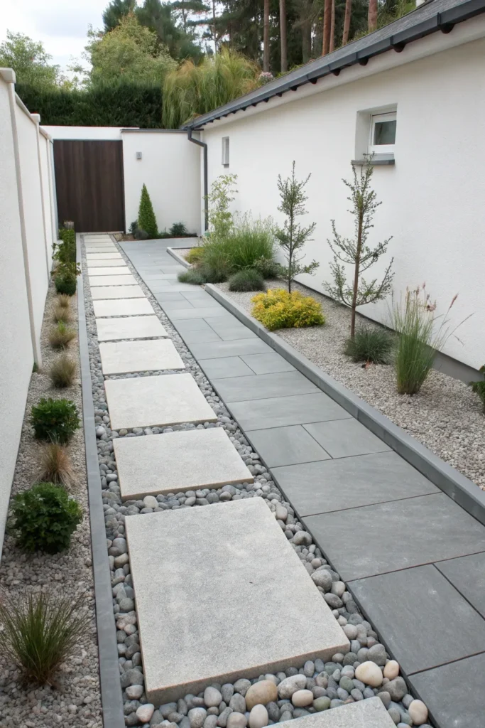 24 modern minimalist garden border straight u