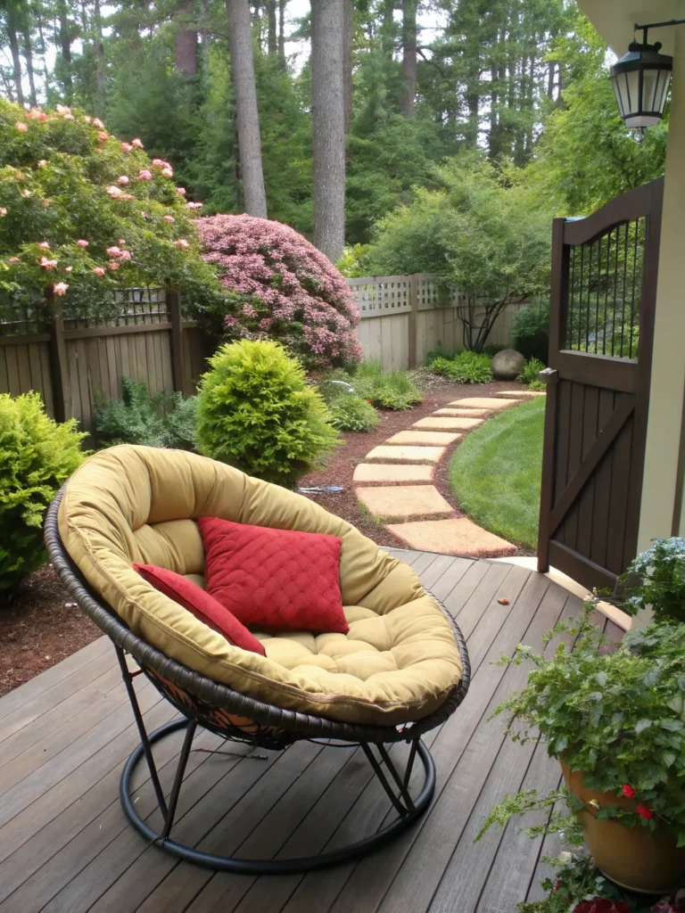 24 papasan chair patio seating ideas