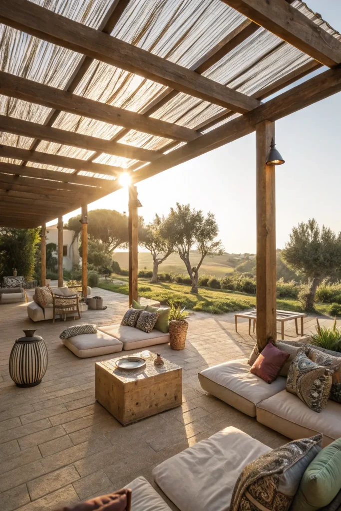 24 sunny sun drenched pergola lounge wide open