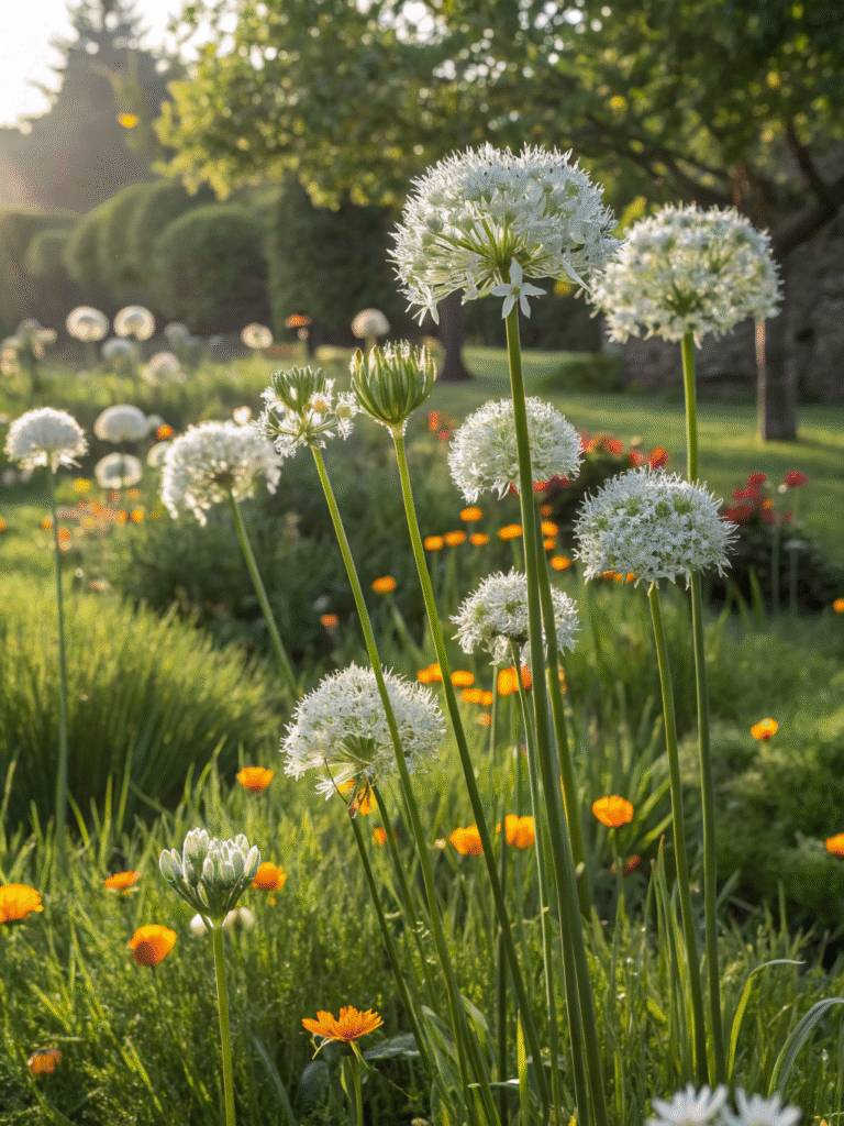 24realistic photo of a spring meadow style garden