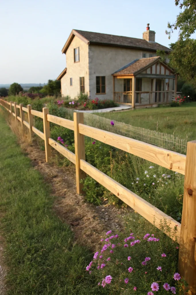 25 simple wooden rail fence design a simple wood