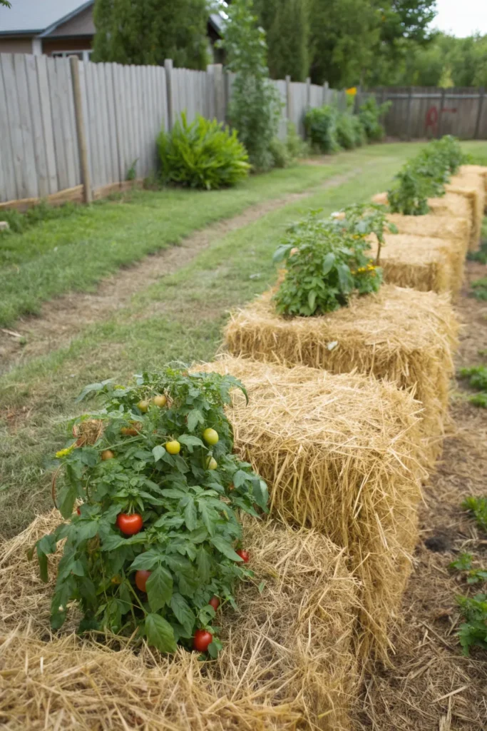 25 straw bale planters golden straw bales arra