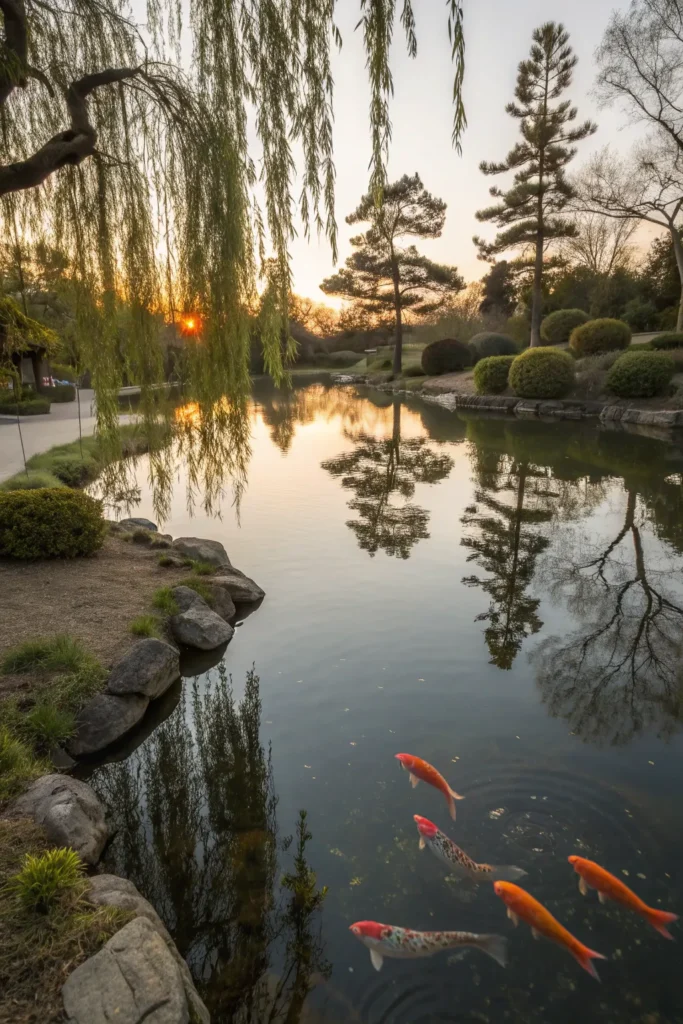 25 trees paired with water features a serene g