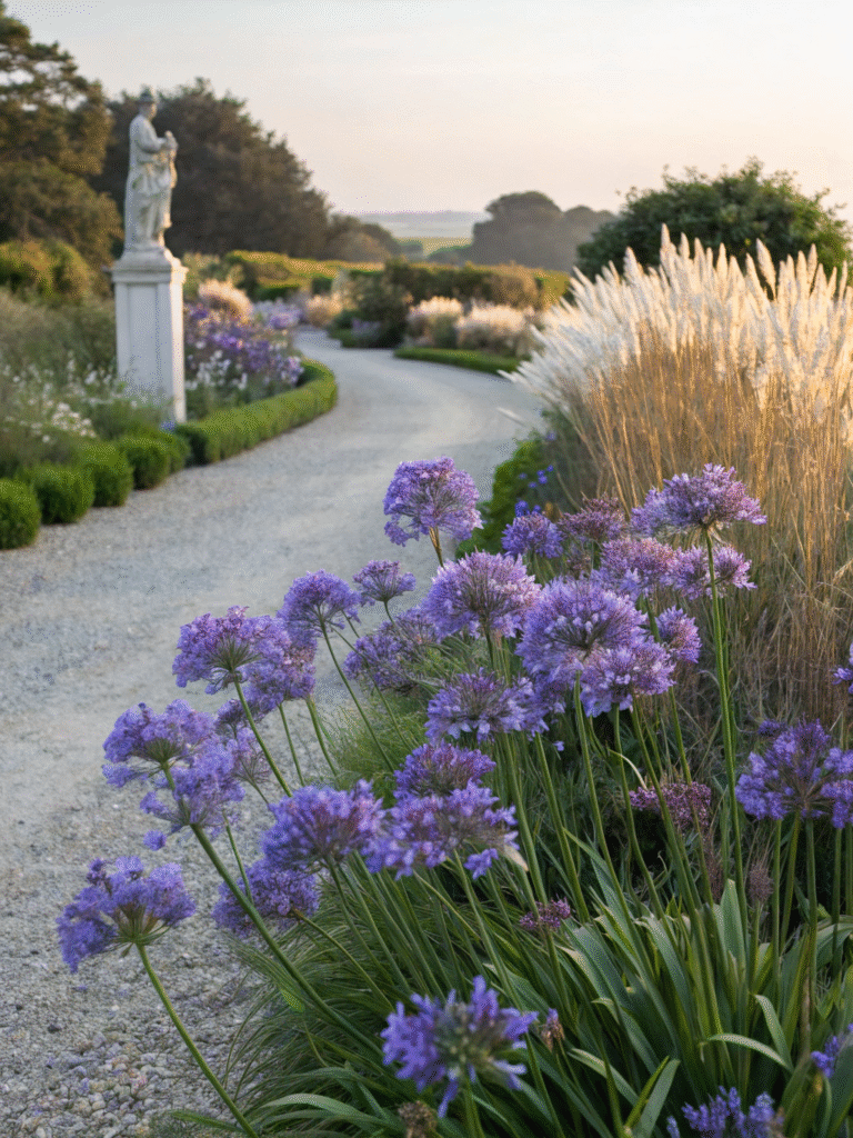 26 agapanthus violet queen regal garden design