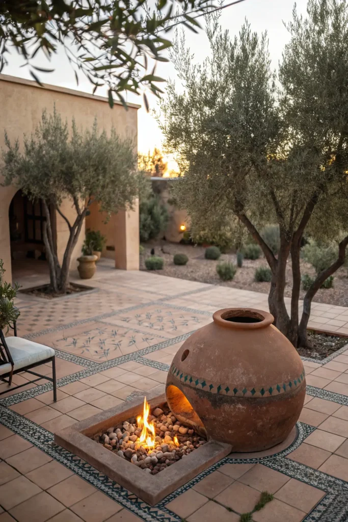 26 handcrafted terracotta fire pit a round terra