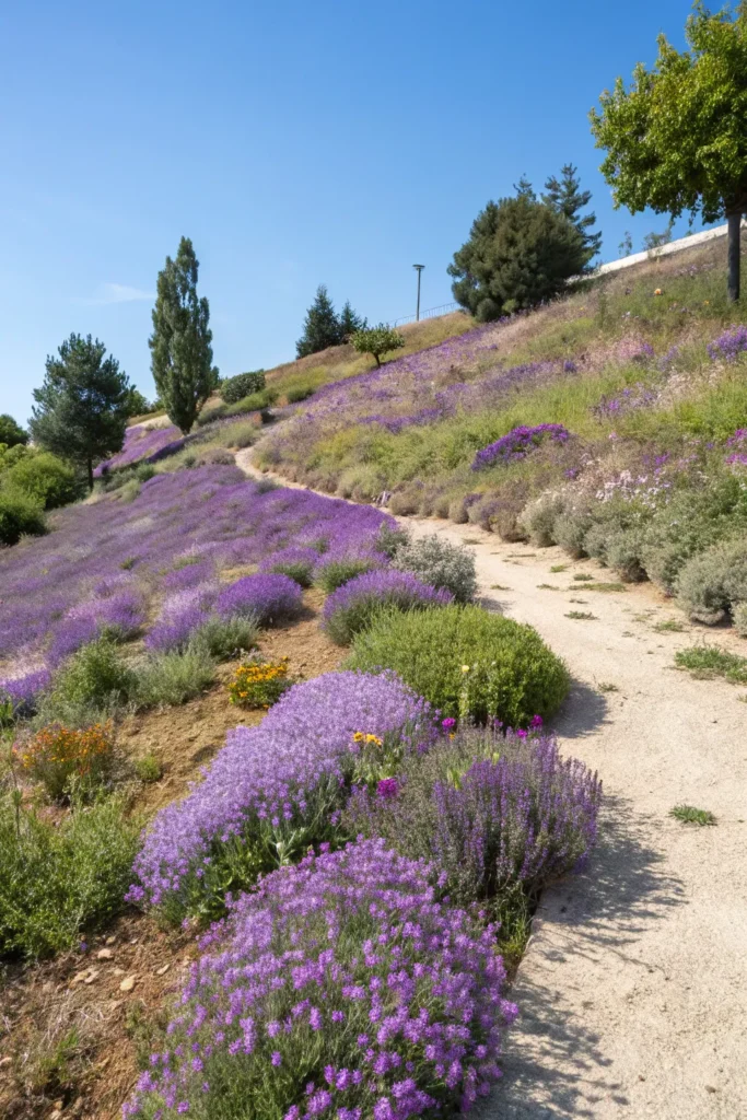 26 lavender as ground cover carpet of low grow