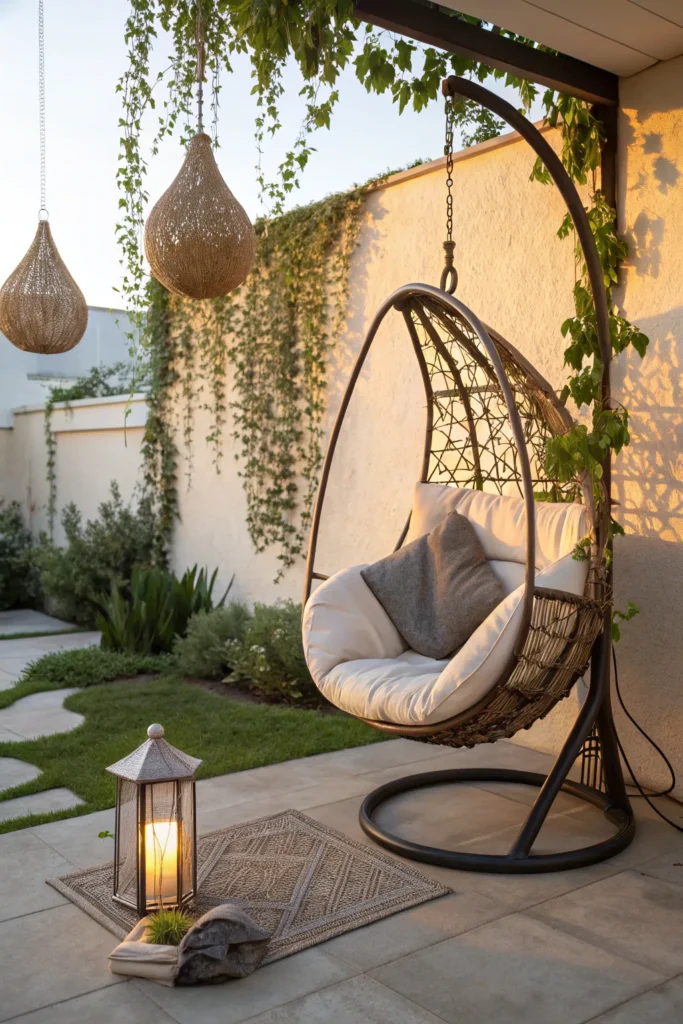 26 swing chair modern swing chair with cushions