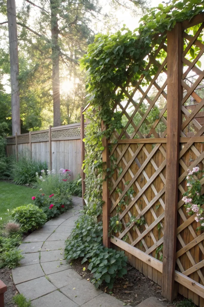 26 wooden lattice fence sturdy wooden lattice fe