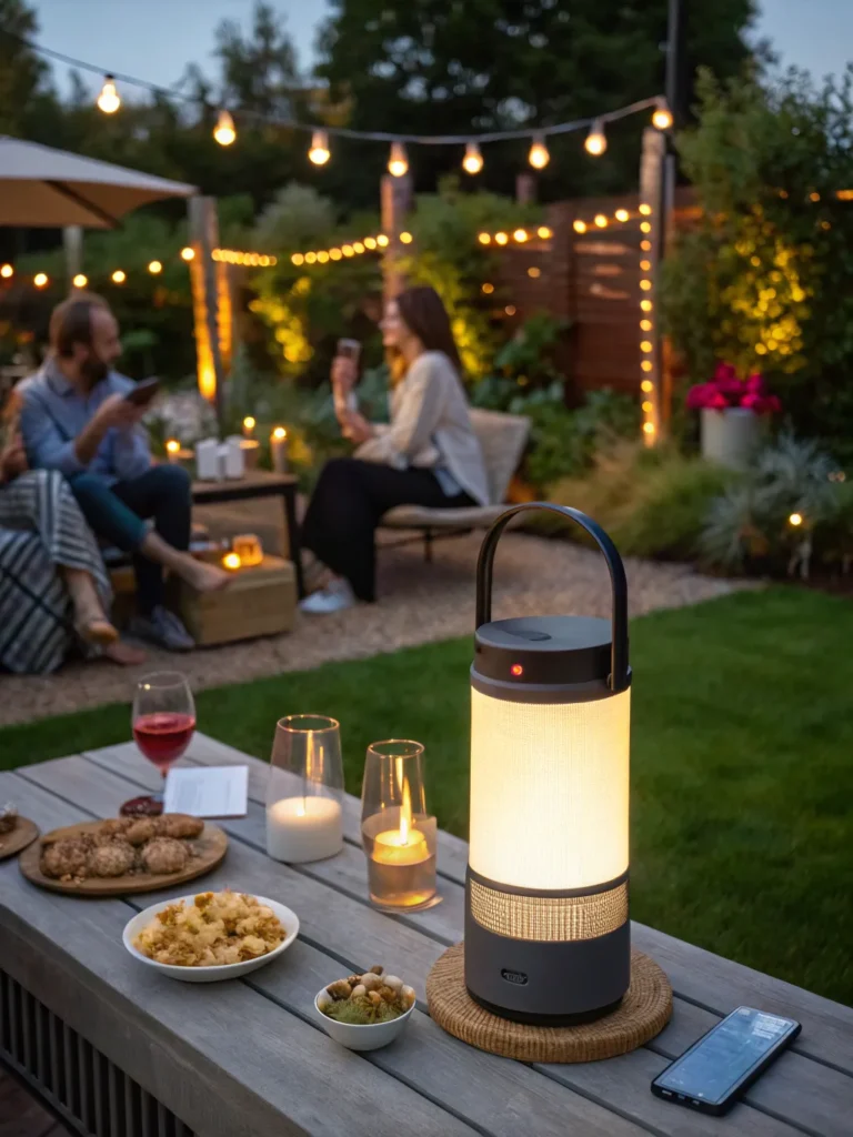 27 multifunctional garden lantern with integrated