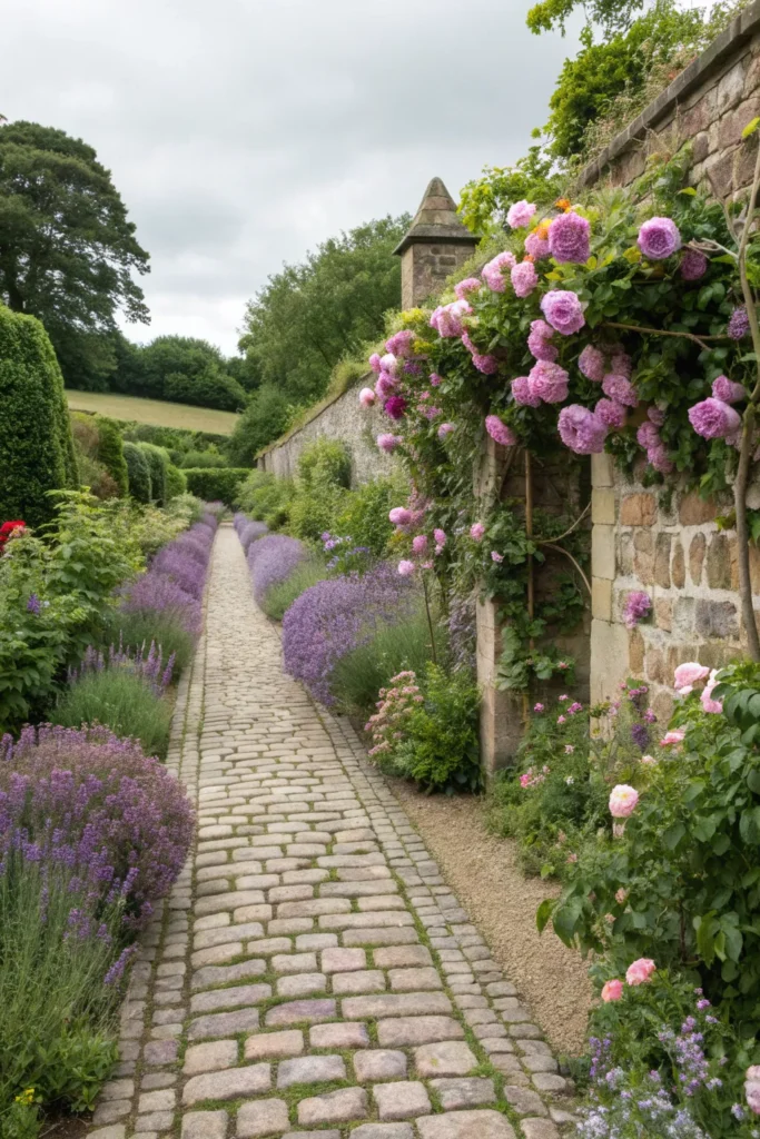 27 traditional english garden border cobblesto