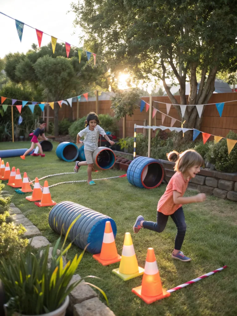 29 diy obstacle course garden setup with tunnels
