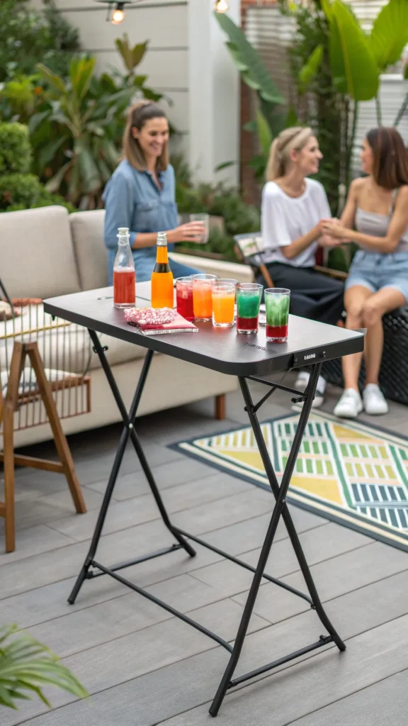 29 foldable bar table lightweight foldable bar