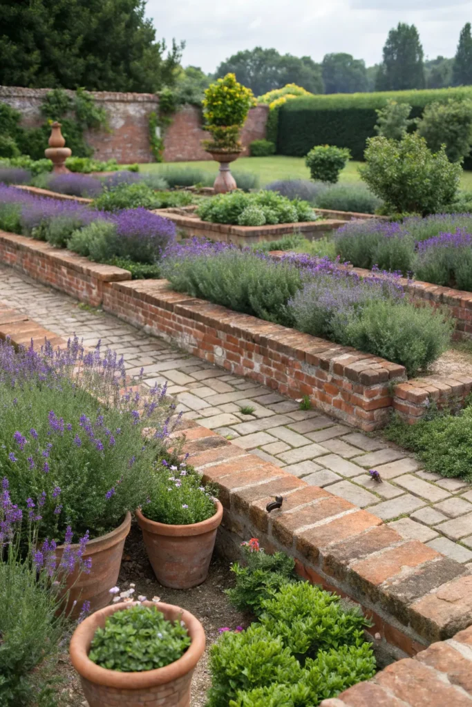 29 old world lavender herb garden structured h