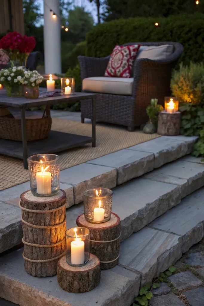 29 outdoor candle holders rustic candle holders