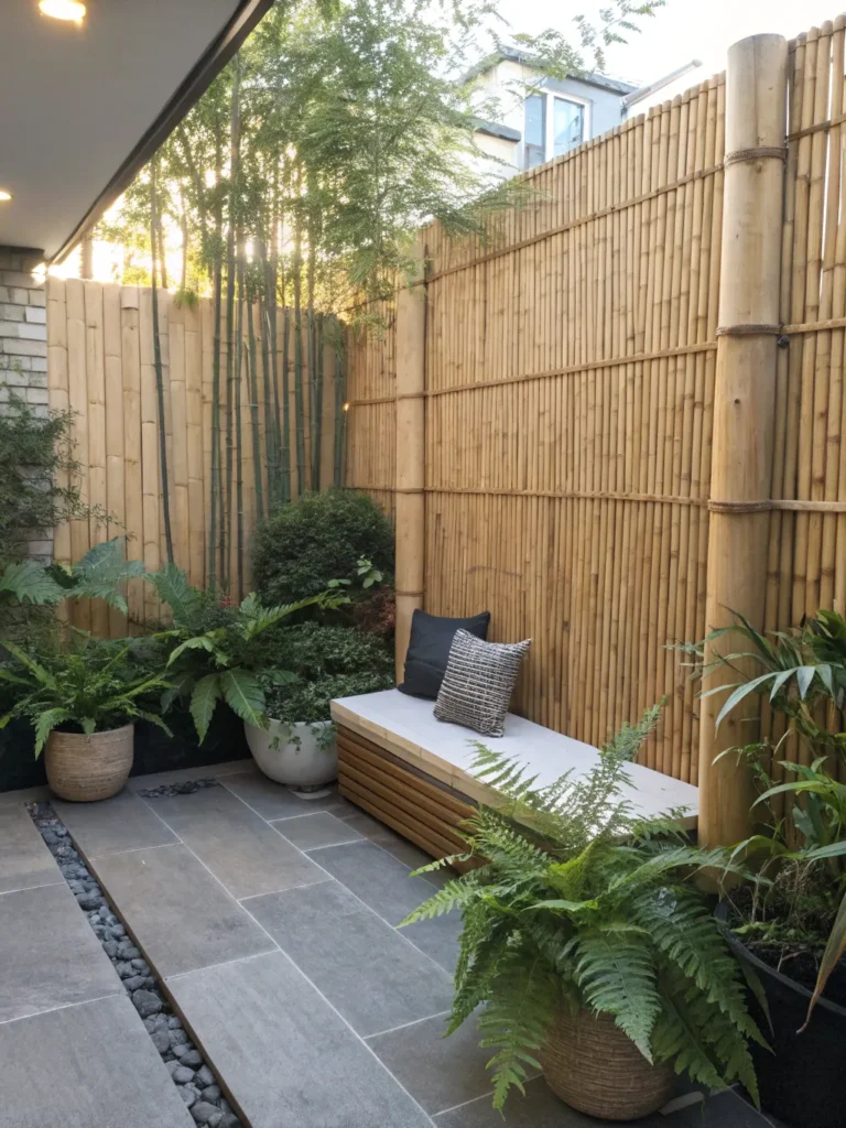 3 bamboo privacy panels tall bamboo privacy sc