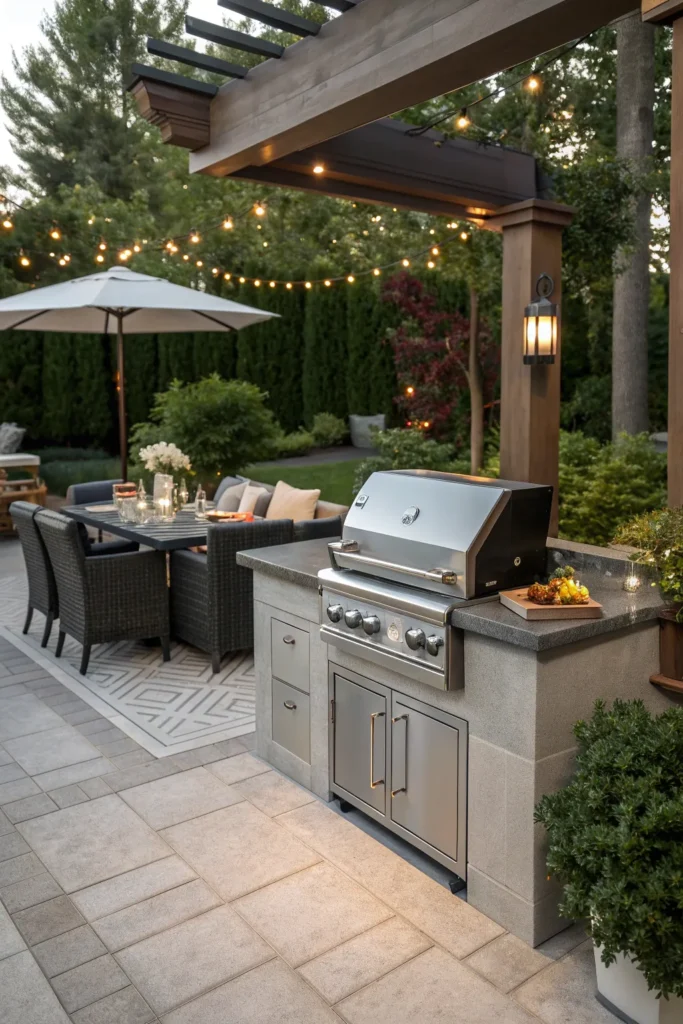 3 built in grilling station patio bbq area ideas