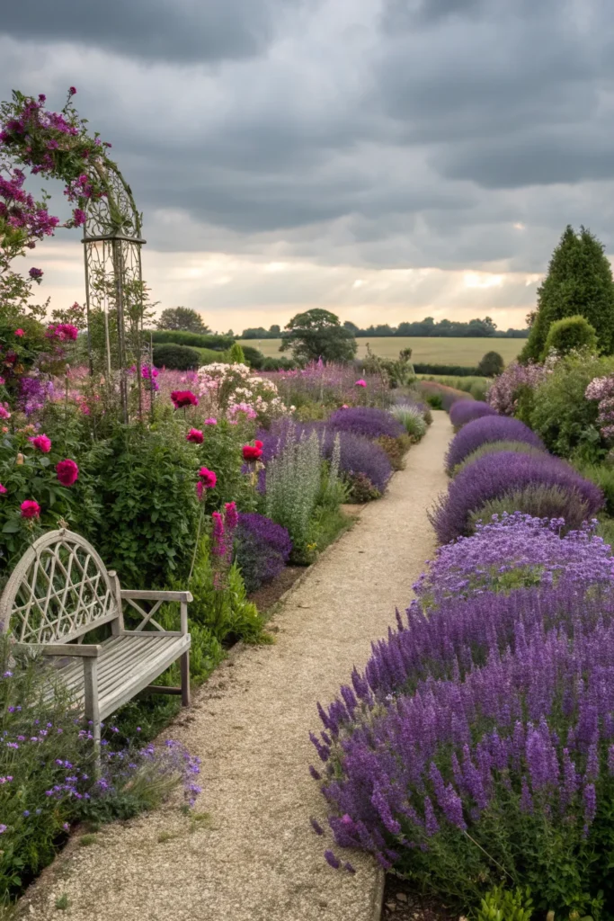 3 english country lavender garden romantic gar