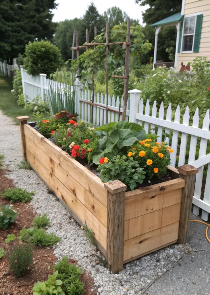 3 rustic garden wooden planter a cedar wooden