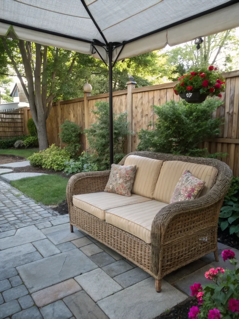 3 wicker loveseat patio seating ideas