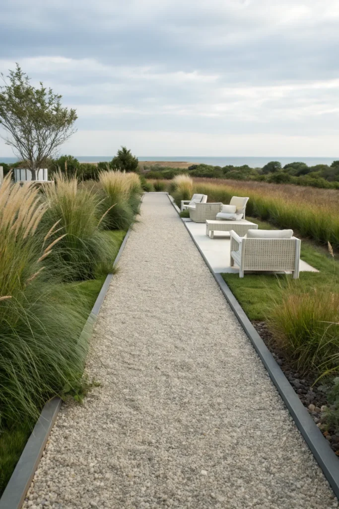 30 minimalist gravel pathway garden a straight g