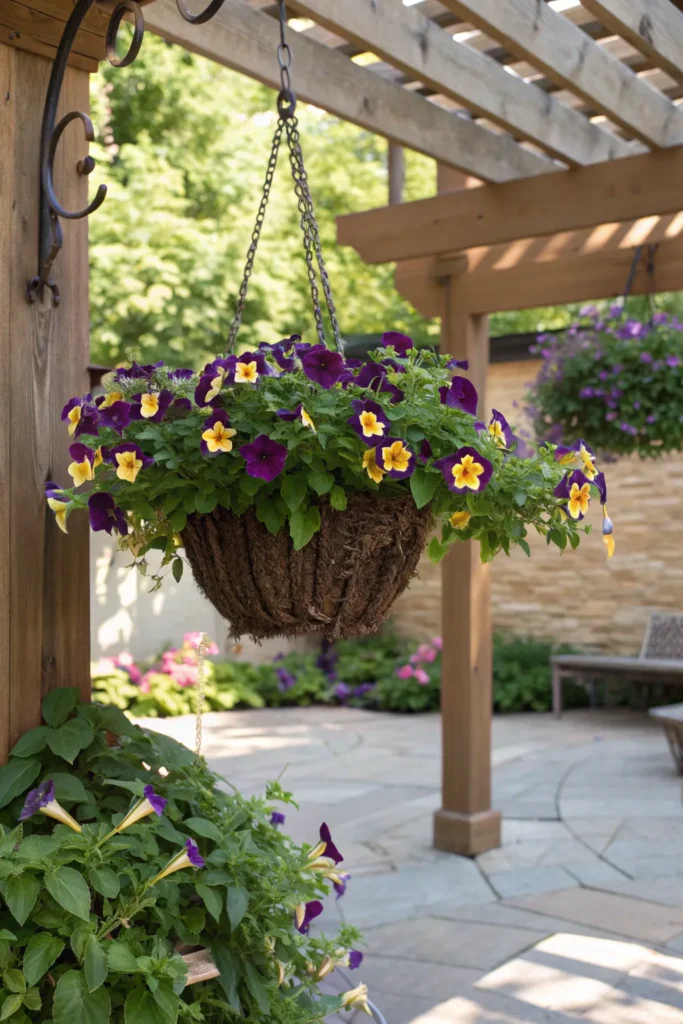 30 torenia wishbone flower a shaded patio corn