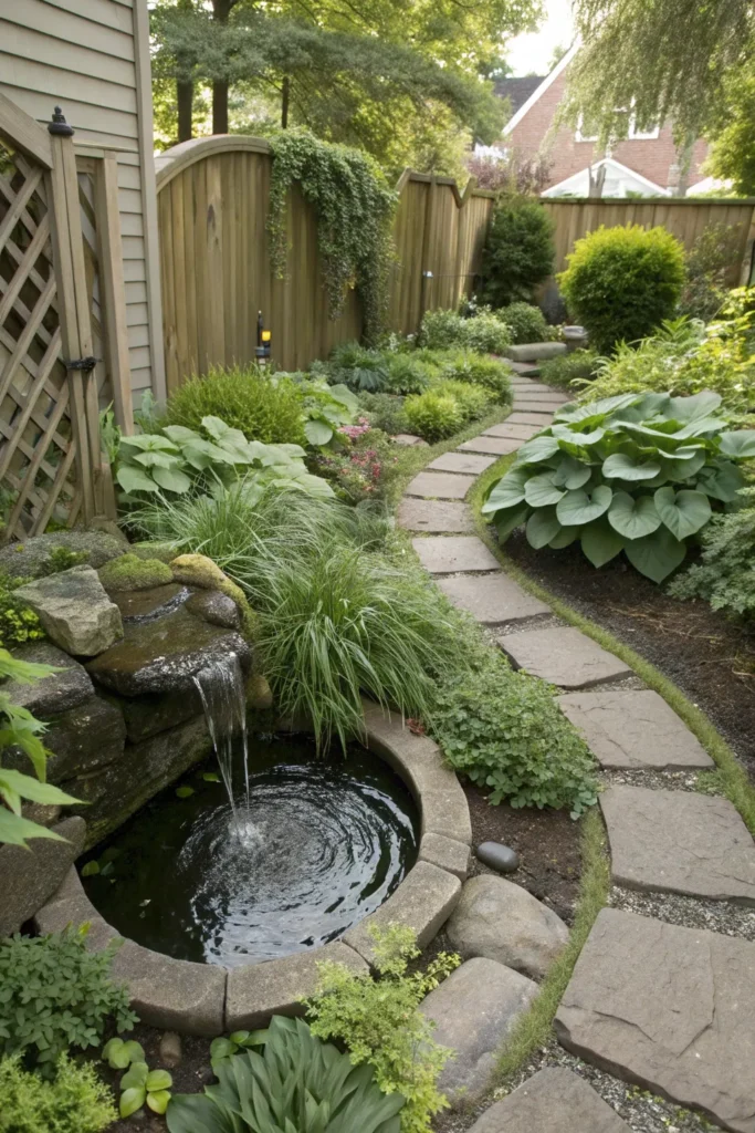 31 streams blended with water features in small