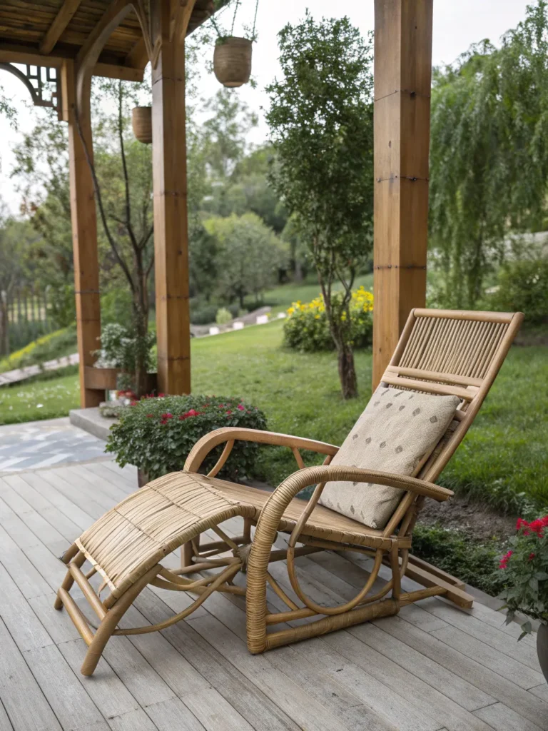 33 bamboo recliner patio seating ideas