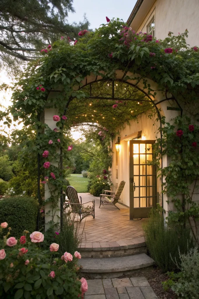 33 garden arches with climbing plants romantic g