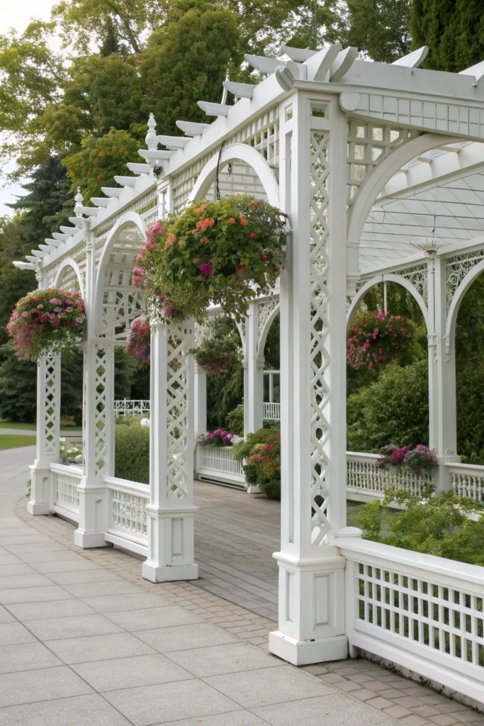 33 ornamental elegant victorian arbor pergola w