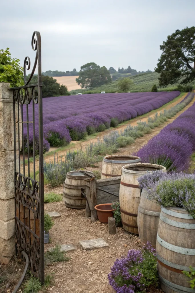 37 lavender with rustic elements lavender beds