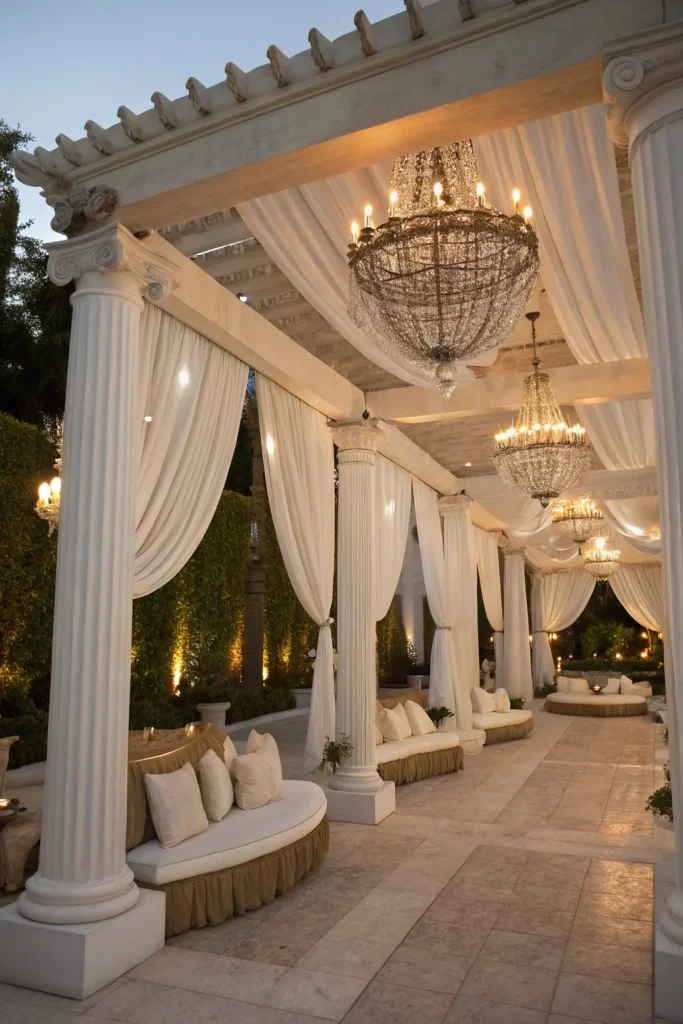 39 luxurious glamorous hollywood pergola white