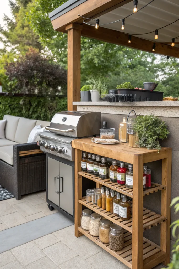 39 seasoning and spice rack station patio bbq are