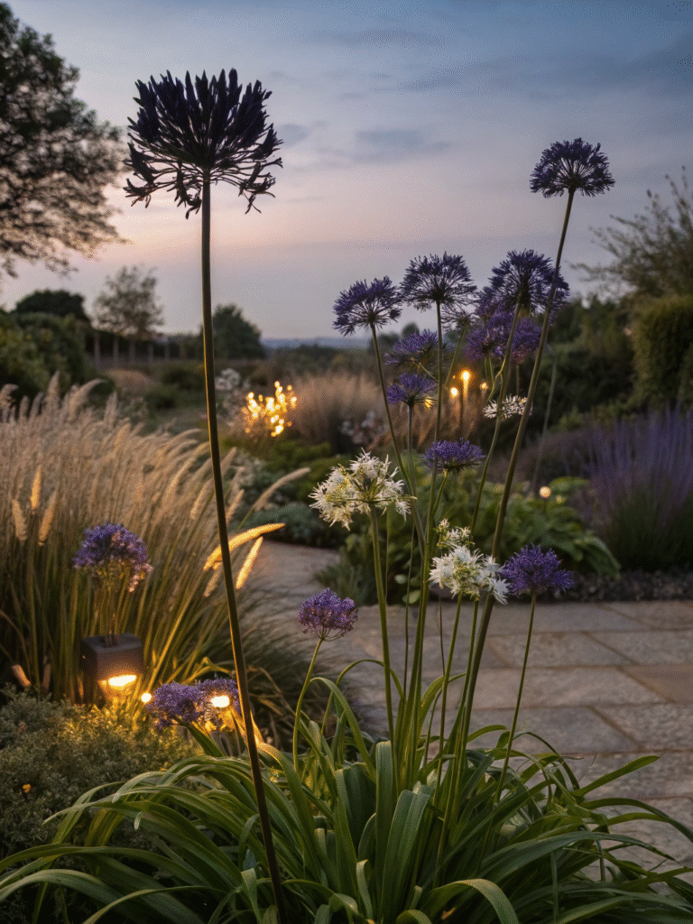 4 agapanthus midnight dream realistic twilight