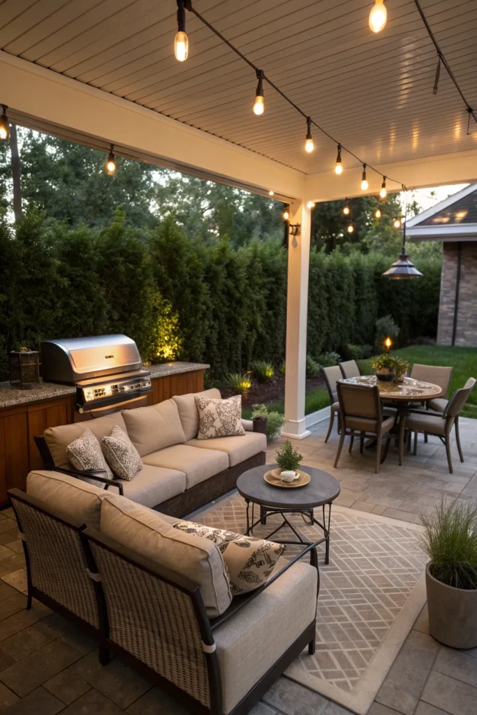 4 cozy corner with outdoor sofas patio bbq area i