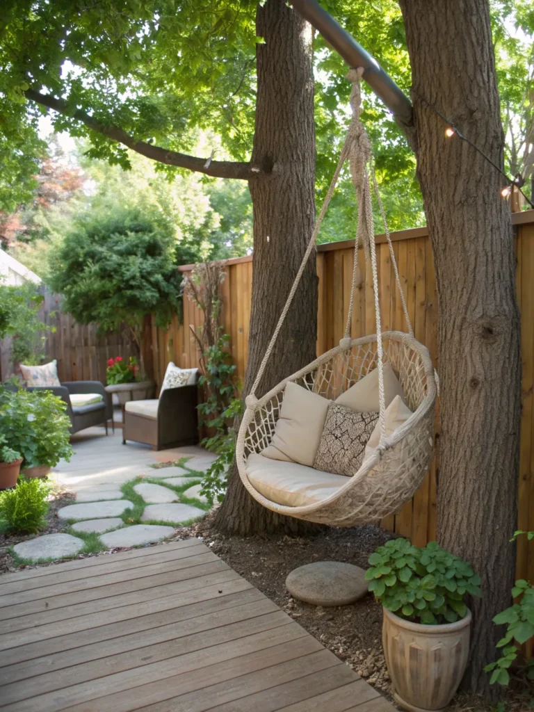 4 hammock swing chair patio seating ideas