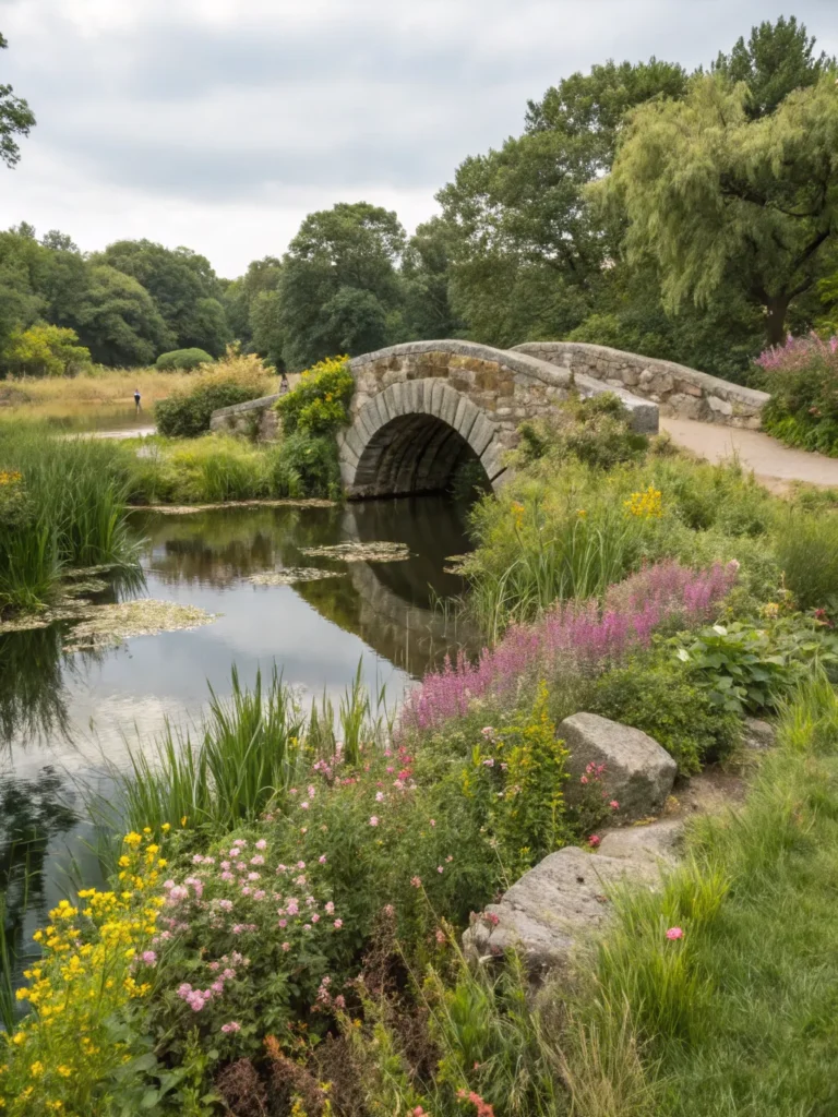 4 stone bridge pond a charming pond crossed by