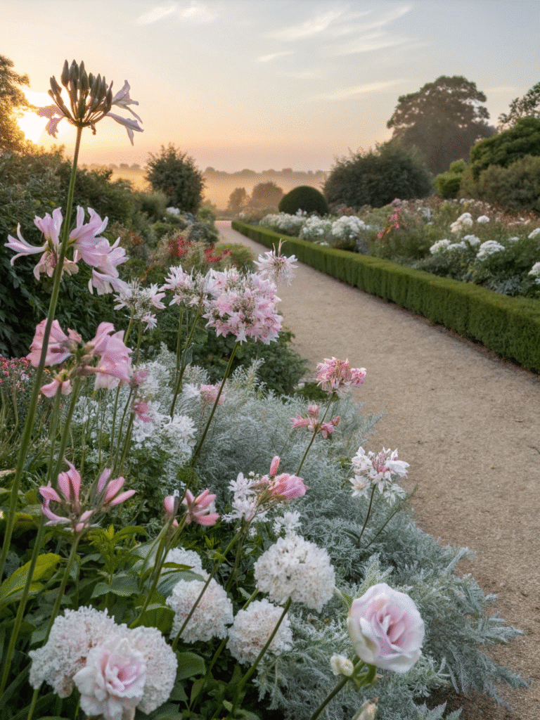 49 agapanthus pink pearl romantic pastel garden