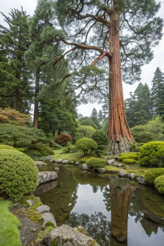 5 cedar a towering cedar tree with reddish bar