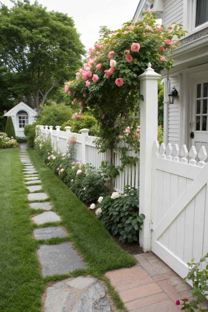 5 classic white picket fence show a neat suburba