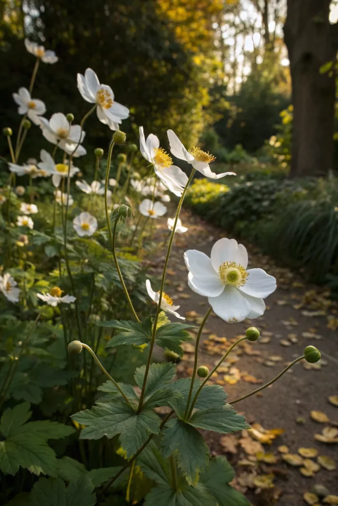 5 japanese anemone elegant japanese anemones wit